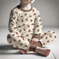 Football Pajamas Size 3T-12 (Boy and Girl Options)