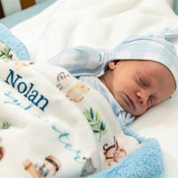 Noah's Ark Baby Deluxe Blanket