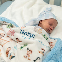 Noah's Ark Baby Deluxe Blanket