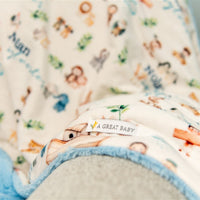Noah's Ark Baby Deluxe Blanket