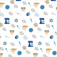 Matching Hanukkah Pajamas