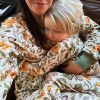 Adult Harvest Floral Personalized Fall Pajamas for Women