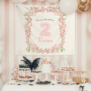 Heirloom Pink Birthday Girl Banner