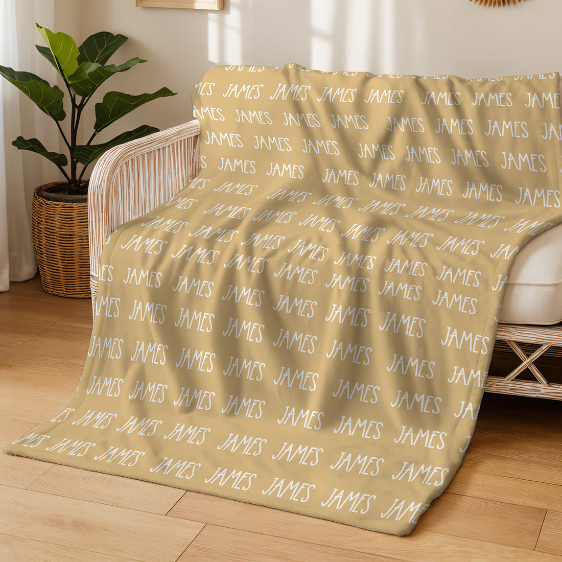 Minky Toddler Blanket – Personalized Double Sided Blanket With Cozy Plush Fabric