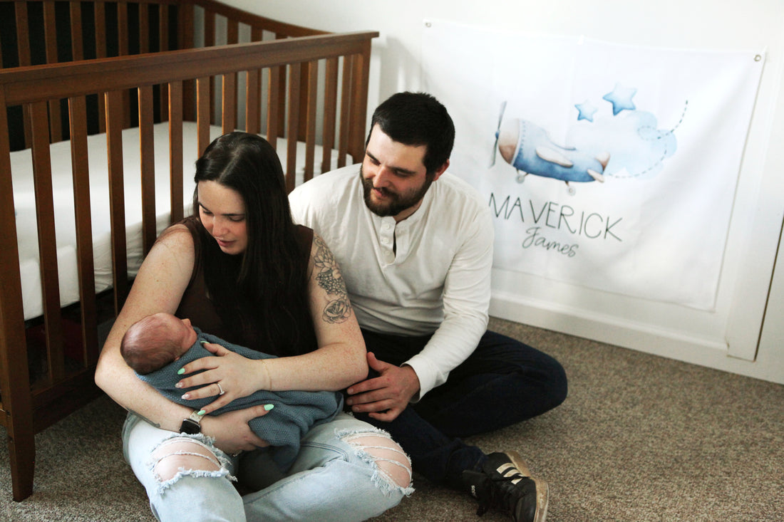 Personalized Airplane Banner – Aviation Nursery Decor | Custom Kids Room Wall Art