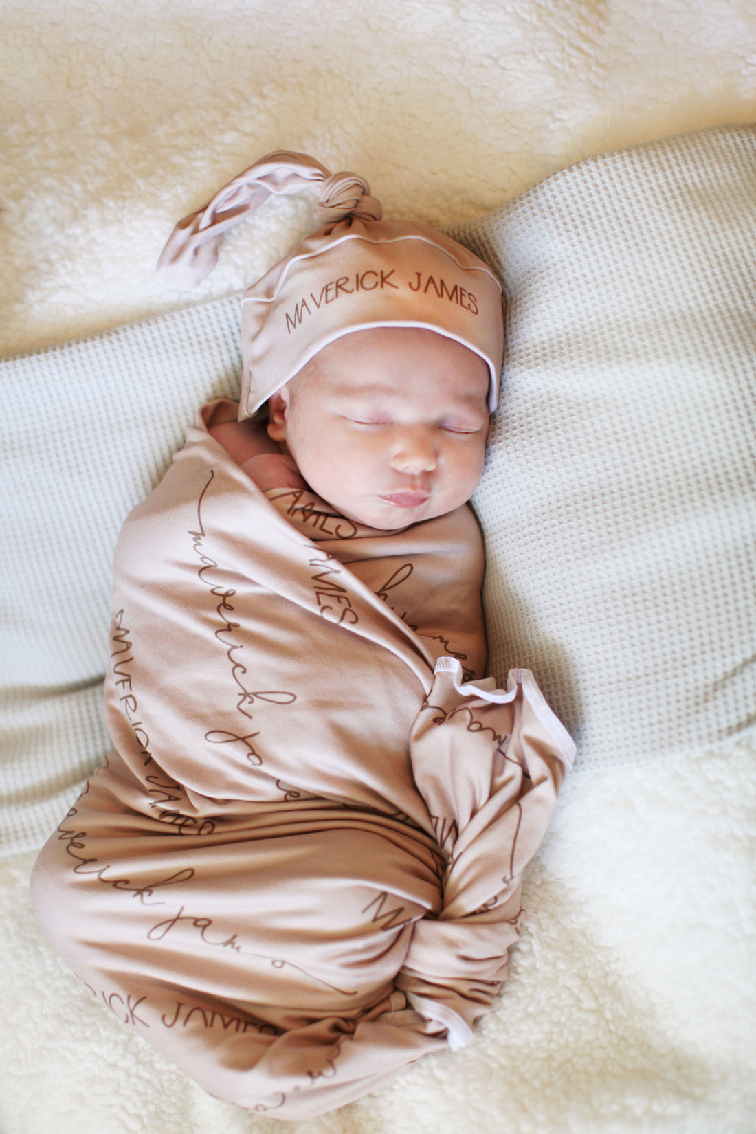 Camden Totally Tan Stretchy Swaddle