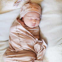 Camden Totally Tan Stretchy Swaddle