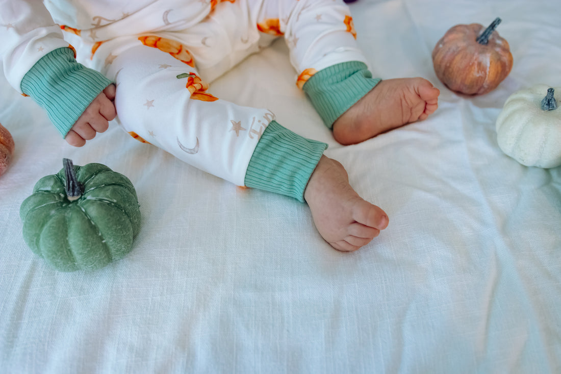 Personalized Boys Pumpkin Pajamas - Autumn PJs