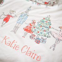 Personalized Christmas Pillowcase - Clara Nutcracker Ballet Gift Sack | Soft Minky Fabric