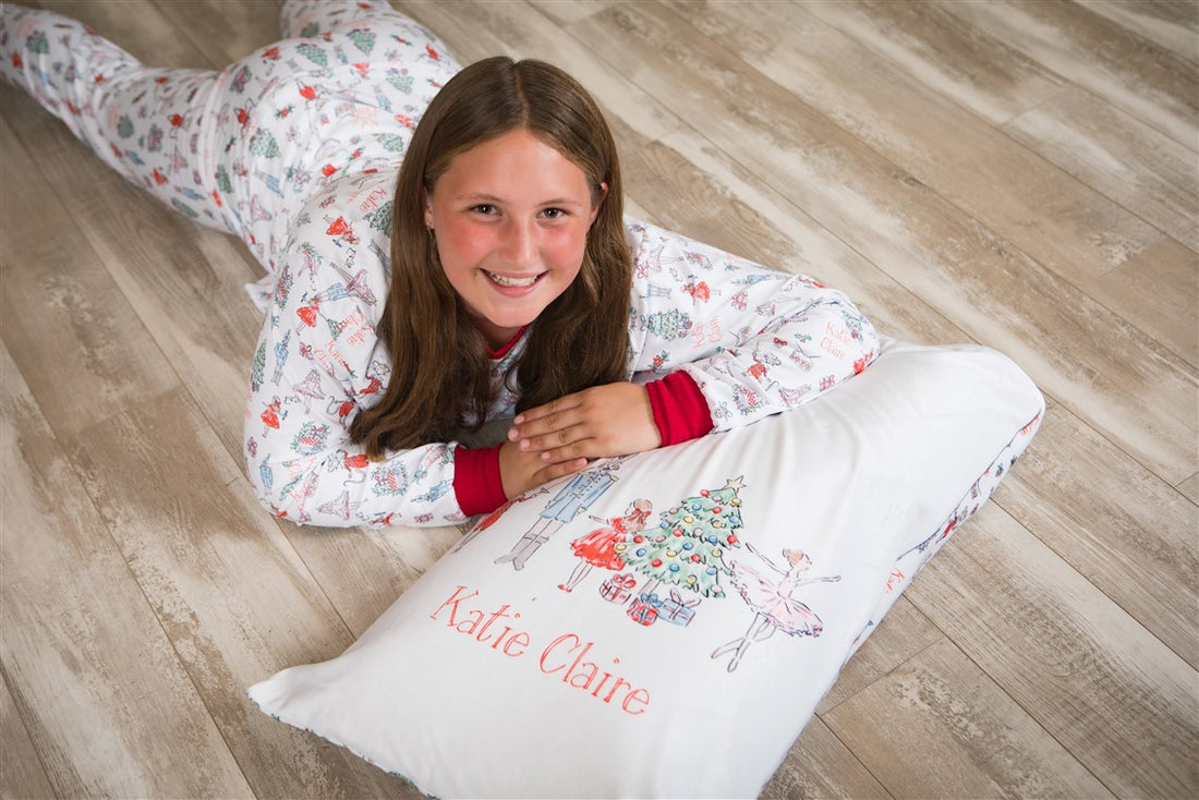 Personalized Christmas Pillowcase - Clara Nutcracker Ballet Gift Sack | Soft Minky Fabric