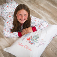Personalized Christmas Pillowcase - Clara Nutcracker Ballet Gift Sack | Soft Minky Fabric