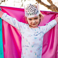 Whimsy Unicorn Girl Pajamas - Soft, Personalized PJ's