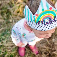 Whimsy Rainbow Blanket Cape