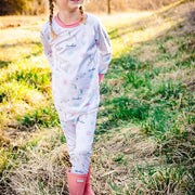 Whimsy Unicorn Girl Pajamas - Soft, Personalized PJ's