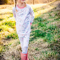 Whimsy Unicorn Girl Pajamas - Soft, Personalized PJ's