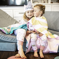 Whimsy Rainbow Blanket Cape