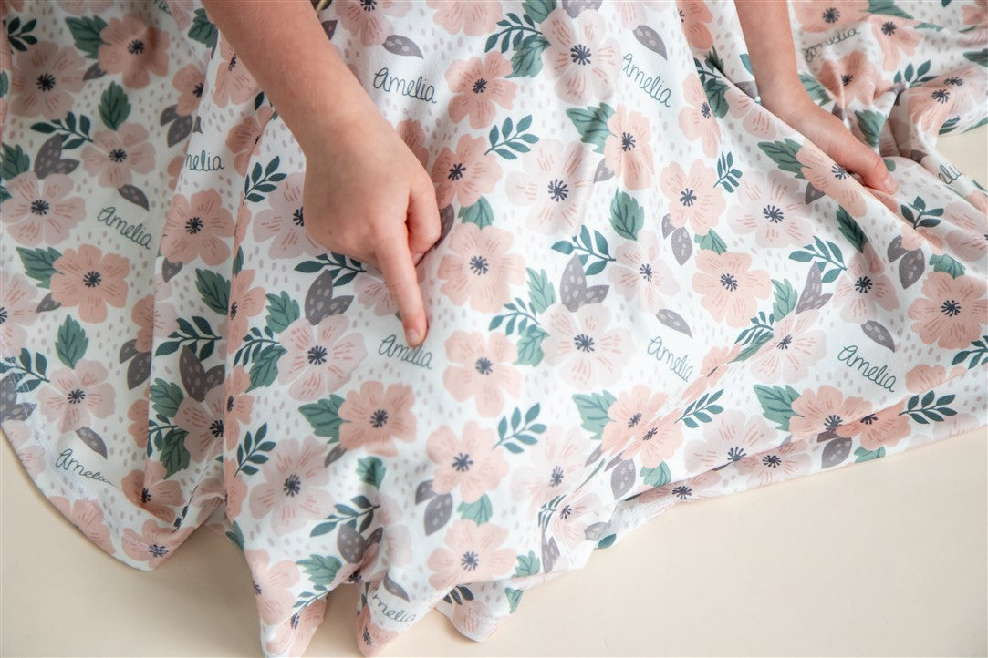 Boho Floral Twirl Dress