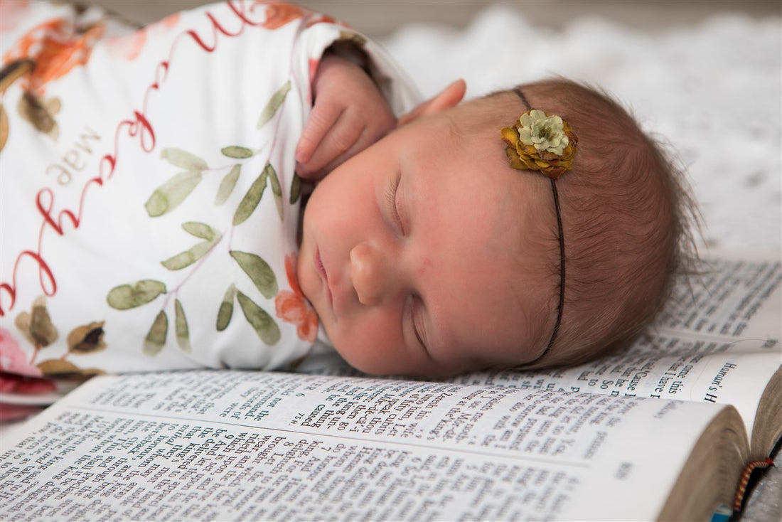 Patti's Fall Floral Stretchy Swaddle