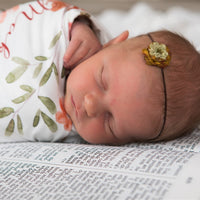 Patti's Fall Floral Stretchy Swaddle