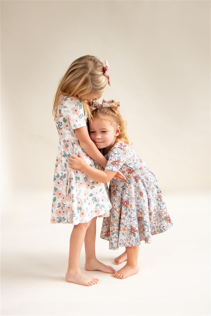 Boho Floral Twirl Dress