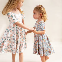 Boho Floral Twirl Dress