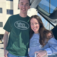 Bailey's Blankies Gray Crewneck Embroidered Sweatshirt