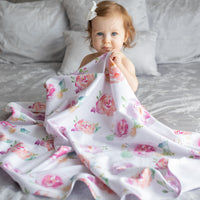 Keepsake Blankie – Luxury Baby Blanket With Satin Trim | Personalized Gift Box
