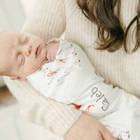 Woodland Baby Gift Set – James Forest Take Me Home Outfit with Swaddle, Gown & Hat