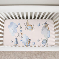 Personalized Crib Sheets – Soft Baby Crib Sheets With Vibrant Nursery Prints