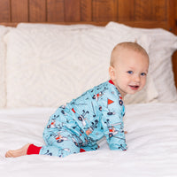 Golf Kid Personalized Pajamas for Boys - Golfing Theme PJs, Soft Knit Outfit