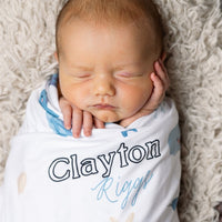 Whales Stretchy Swaddle