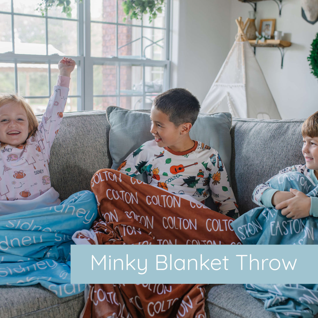 Minky Toddler Blanket – Personalized Double Sided Blanket With Cozy Plush Fabric