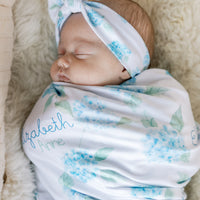 Stretchy Swaddle Blanket - Soft Baby Wrap With Custom Prints | Easy Swaddling Blanket