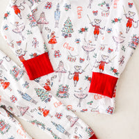 Christmas Nutcracker Pajamas top and pants design for children.