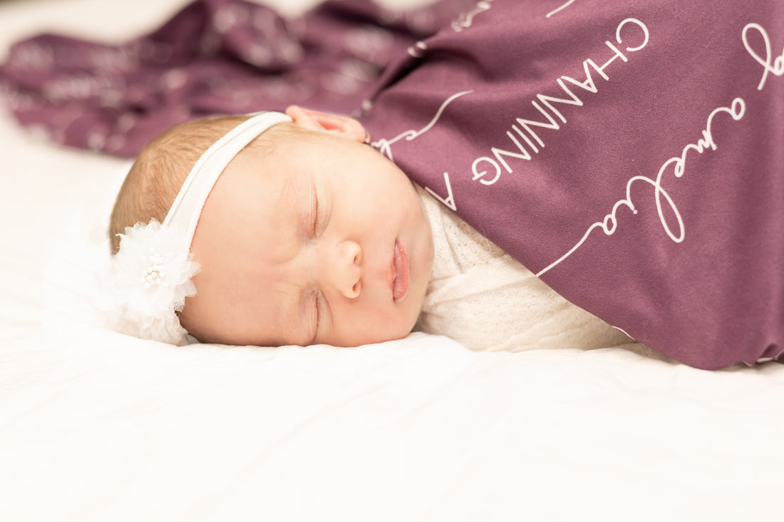 Camden Plum Perfect Stretchy Swaddle