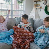 Minky Toddler Blanket – Personalized Double Sided Blanket With Cozy Plush Fabric