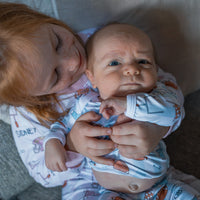 Football Pajamas For Boy and Girl Pink and Blue Personalized Football PJ's