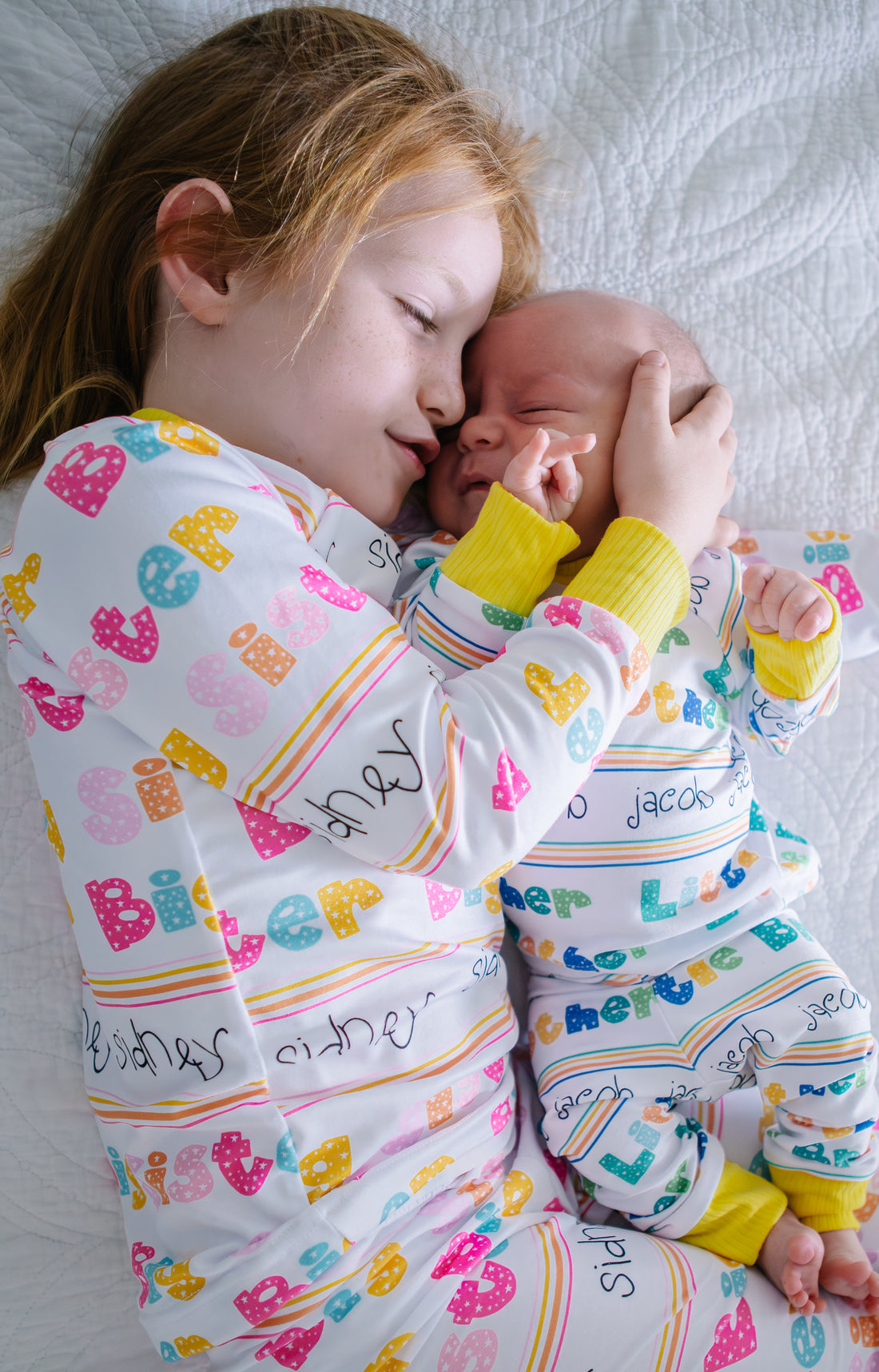 Sibling Set Pajamas – Personalized Kids Matching Pajamas With Soft Stretchy Fabric