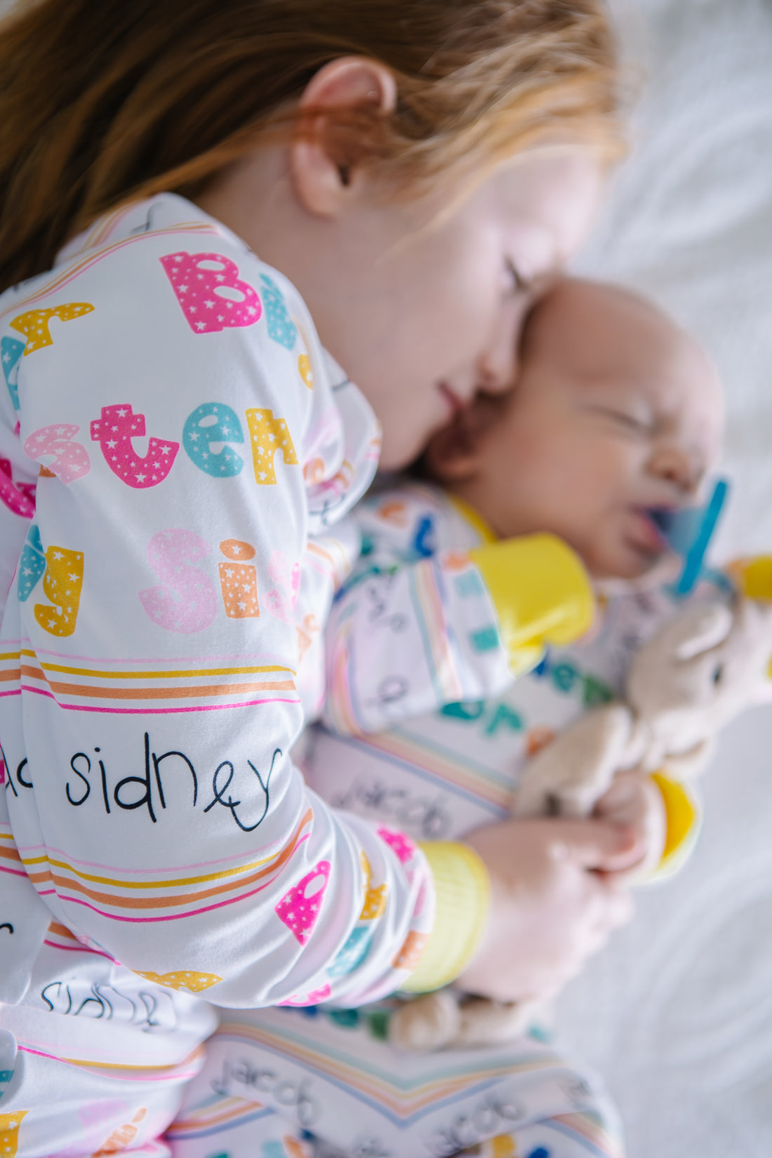 Sibling Set Pajamas – Personalized Kids Matching Pajamas With Soft Stretchy Fabric