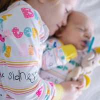 Sibling Set Pajamas – Personalized Kids Matching Pajamas With Soft Stretchy Fabric