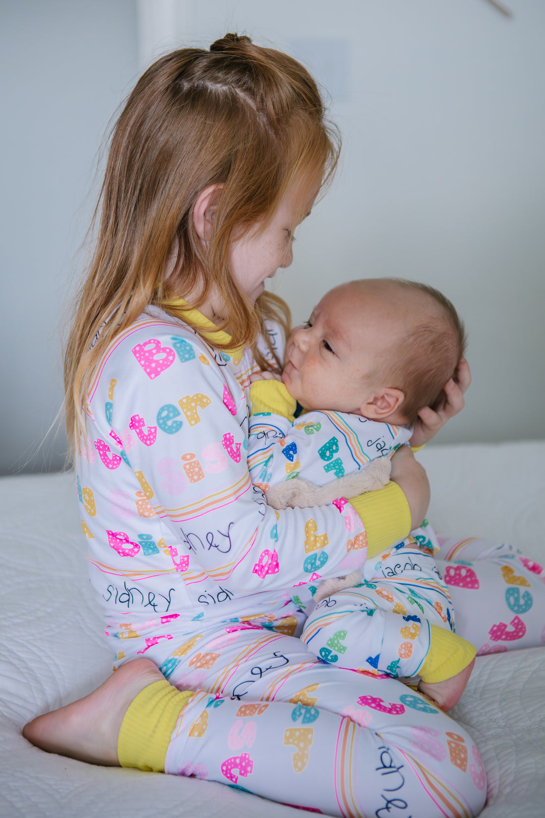 Sibling Set Pajamas – Personalized Kids Matching Pajamas With Soft Stretchy Fabric