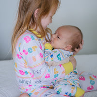 Sibling Set Pajamas – Personalized Kids Matching Pajamas With Soft Stretchy Fabric