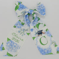 Personalized Graduation Wreath Sash Bow – Custom School Colors Class of 2026