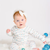 Holiday Lights Pajamas - Kids Christmas Sleepwear | Soft Polyester PJs Set