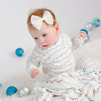 Holiday Lights Pajamas - Kids Christmas Sleepwear | Soft Polyester PJs Set