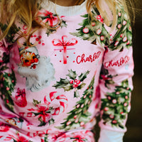 Pink Santa Pajamas | Cozy Christmas Pajamas for Kids