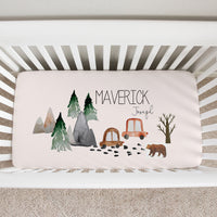 Personalized Crib Sheets – Soft Baby Crib Sheets With Vibrant Nursery Prints