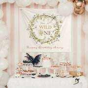 Wildflower "Wild ONE" First Birthday Girl Banner