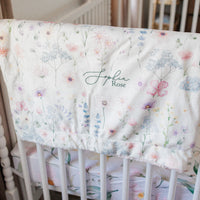 Baby Deluxe Minky Baby Blanket- Personalized Baby Gift with Fur Backing