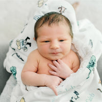 Baby Deluxe Minky Baby Blanket- Personalized Baby Gift with Fur Backing